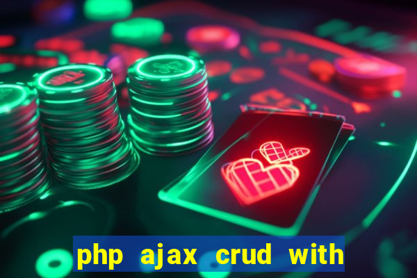 php ajax crud with datatables and bootstrap modals